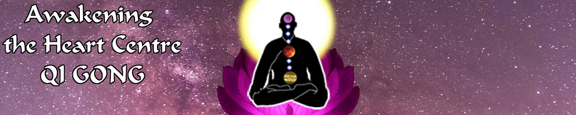 Buddha in lotus image - Awakening the Heart centre QI GONG Online Energy course for Health Wellness Consciousness Expansion